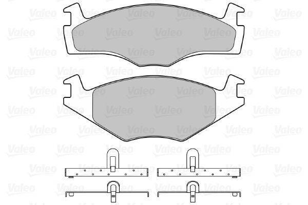 VALEO, Kit de plaquettes de frein, frein à disque
