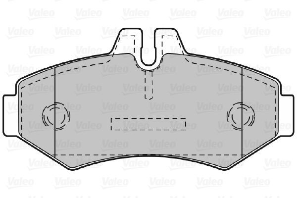VALEO, Kit de plaquettes de frein, frein à disque