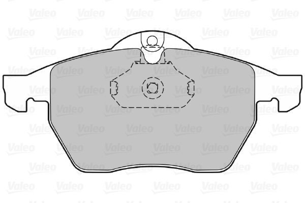 VALEO, Kit de plaquettes de frein, frein à disque
