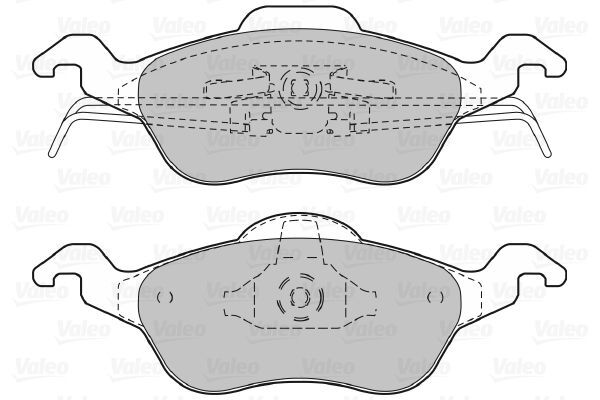 VALEO, Kit de plaquettes de frein, frein à disque