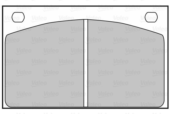 VALEO, Kit de plaquettes de frein, frein à disque