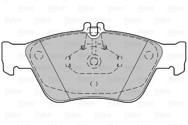 VALEO, Kit de plaquettes de frein, frein à disque