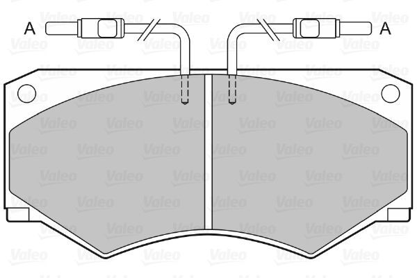 VALEO, Kit de plaquettes de frein, frein à disque