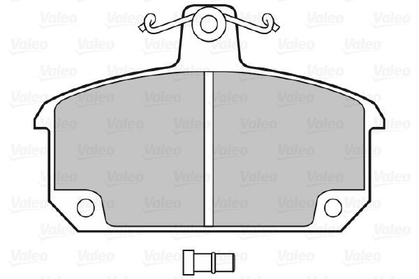 VALEO, Kit de plaquettes de frein, frein à disque