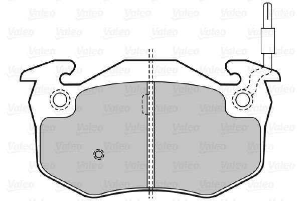 VALEO, Kit de plaquettes de frein, frein à disque