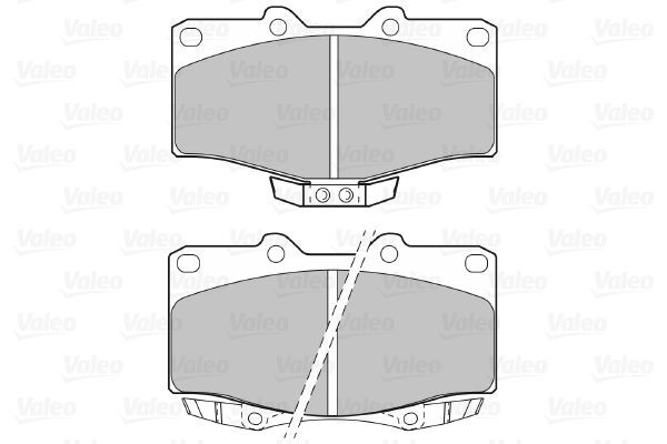 VALEO, Kit de plaquettes de frein, frein à disque