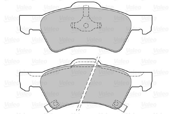 VALEO, Kit de plaquettes de frein, frein à disque