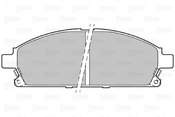 VALEO, Kit de plaquettes de frein, frein à disque