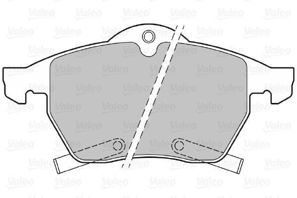 VALEO, Kit de plaquettes de frein, frein à disque