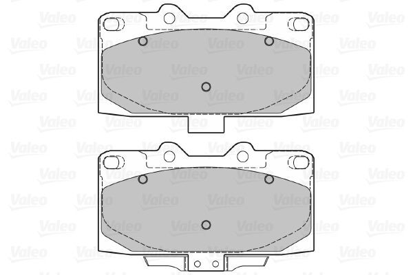 VALEO, Kit de plaquettes de frein, frein à disque
