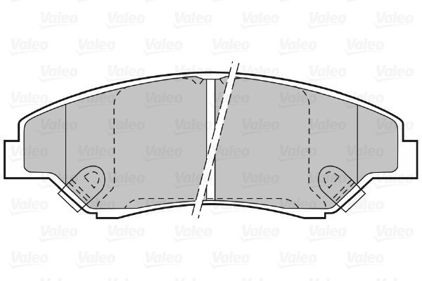 VALEO, Kit de plaquettes de frein, frein à disque