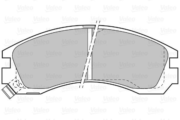 VALEO, Kit de plaquettes de frein, frein à disque