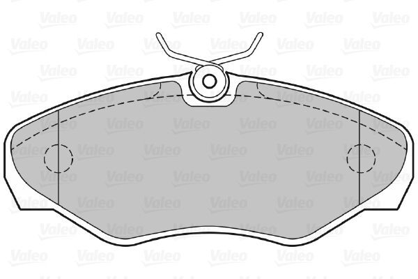 VALEO, Kit de plaquettes de frein, frein à disque