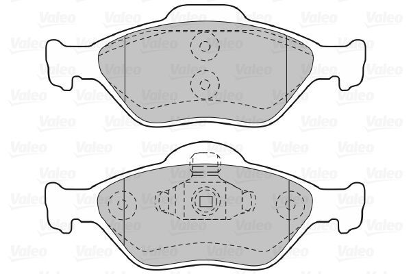 VALEO, Kit de plaquettes de frein, frein à disque