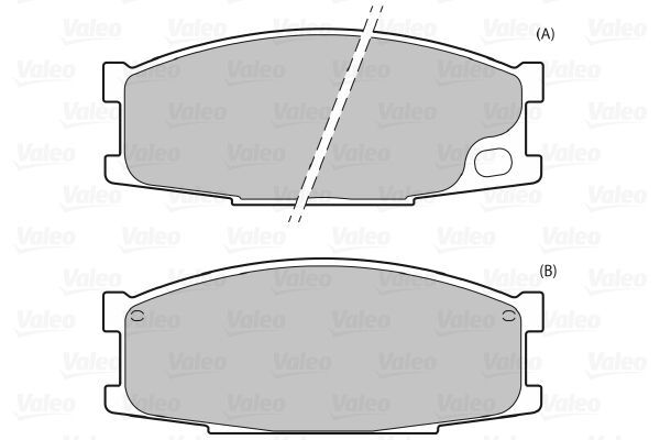 VALEO, Kit de plaquettes de frein, frein à disque