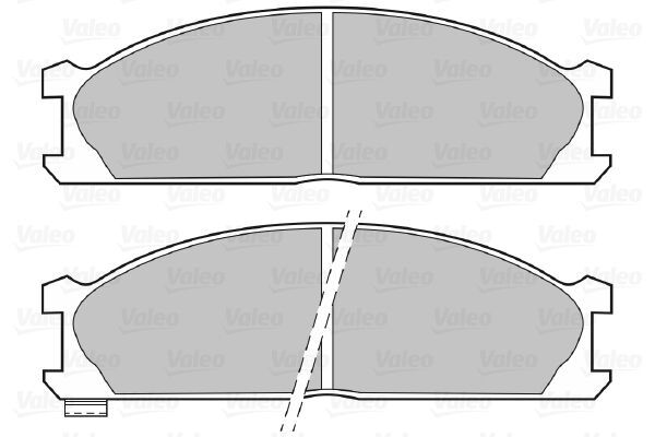 VALEO, Kit de plaquettes de frein, frein à disque