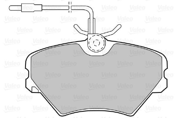 VALEO, Kit de plaquettes de frein, frein à disque