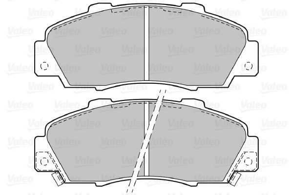 VALEO, Kit de plaquettes de frein, frein à disque