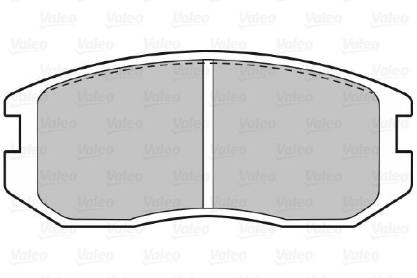VALEO, Kit de plaquettes de frein, frein à disque