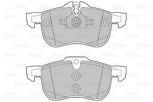 VALEO, Kit de plaquettes de frein, frein à disque