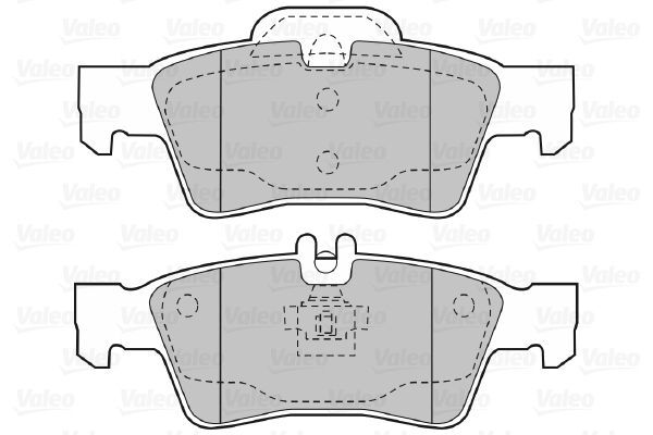 VALEO, Kit de plaquettes de frein, frein à disque