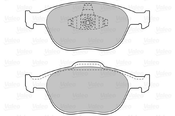 VALEO, Kit de plaquettes de frein, frein à disque