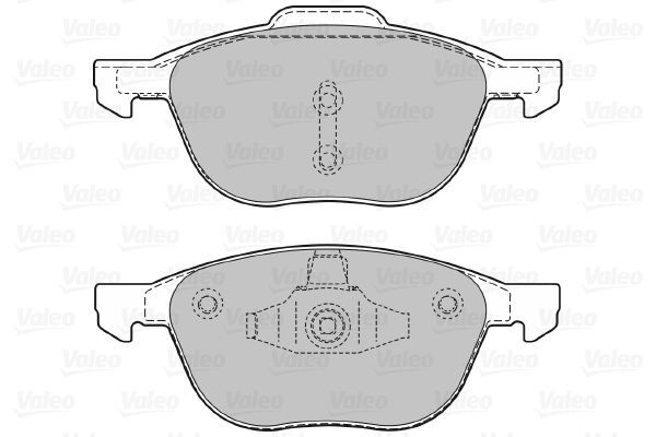 VALEO, Kit de plaquettes de frein, frein à disque