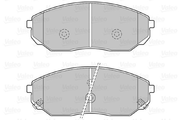 VALEO, Kit de plaquettes de frein, frein à disque