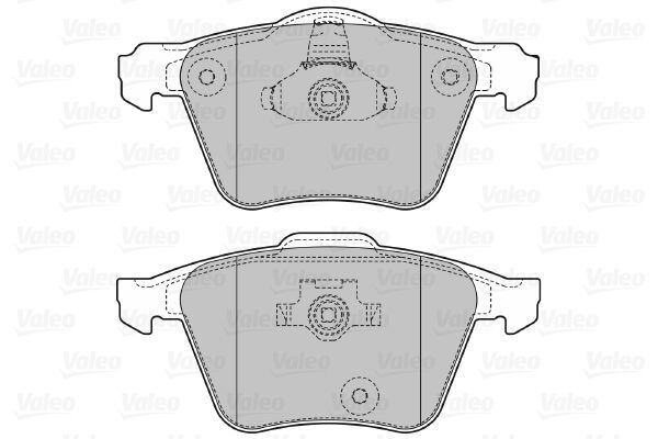 VALEO, Kit de plaquettes de frein, frein à disque
