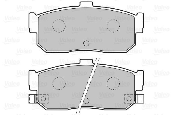 VALEO, Kit de plaquettes de frein, frein à disque