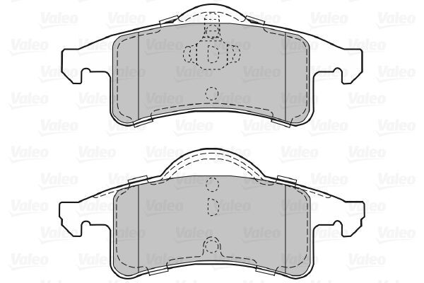 VALEO, Kit de plaquettes de frein, frein à disque