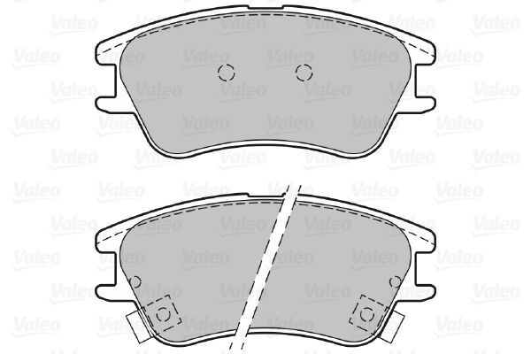 VALEO, Kit de plaquettes de frein, frein à disque