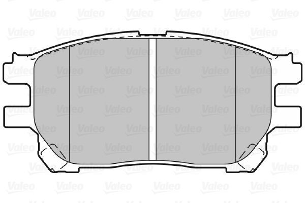 VALEO, Kit de plaquettes de frein, frein à disque