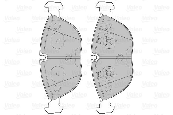 VALEO, Kit de plaquettes de frein, frein à disque