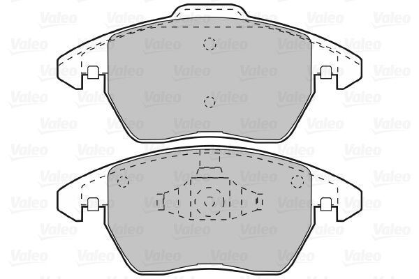 VALEO, Kit de plaquettes de frein, frein à disque