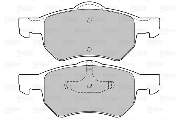 VALEO, Kit de plaquettes de frein, frein à disque