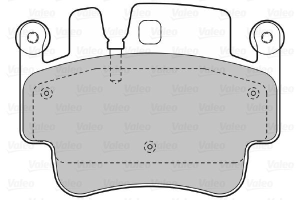 VALEO, Kit de plaquettes de frein, frein à disque