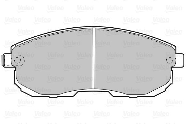 VALEO, Kit de plaquettes de frein, frein à disque