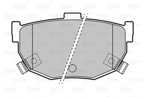 VALEO, Kit de plaquettes de frein, frein à disque