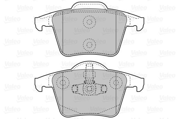 VALEO, Kit de plaquettes de frein, frein à disque