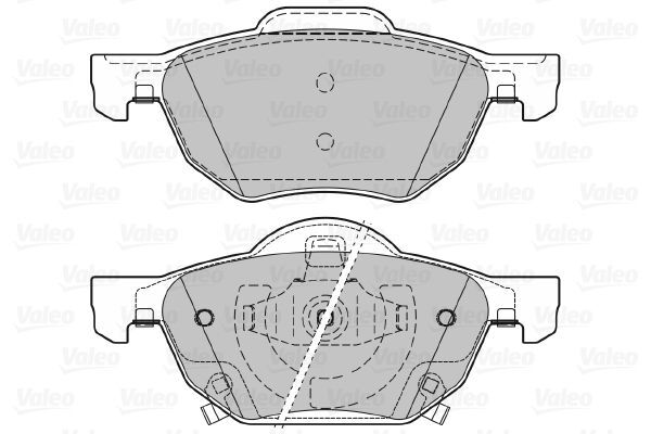 VALEO, Kit de plaquettes de frein, frein à disque