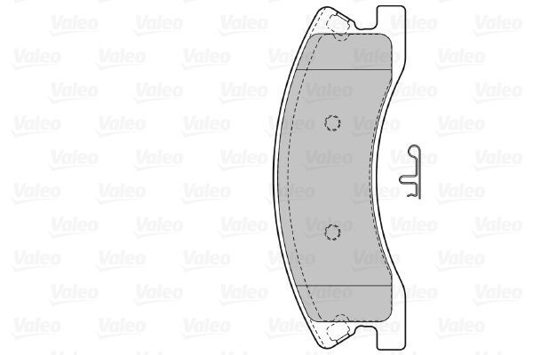 VALEO, Kit de plaquettes de frein, frein à disque