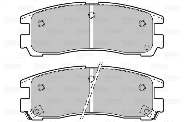 VALEO, Kit de plaquettes de frein, frein à disque