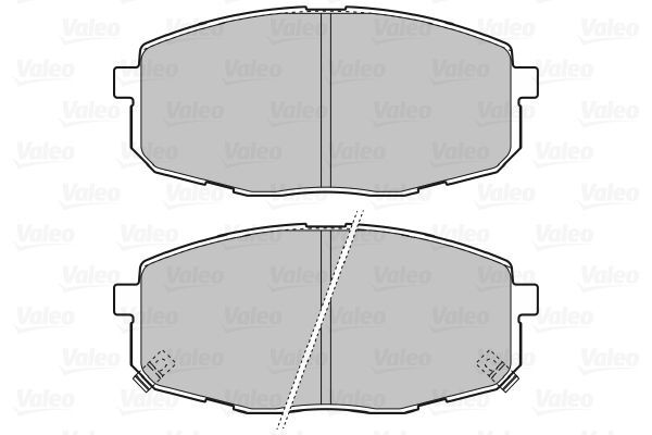 VALEO, Kit de plaquettes de frein, frein à disque