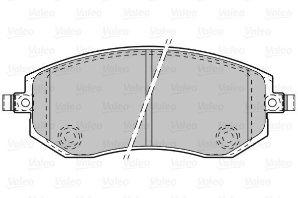 VALEO, Kit de plaquettes de frein, frein à disque