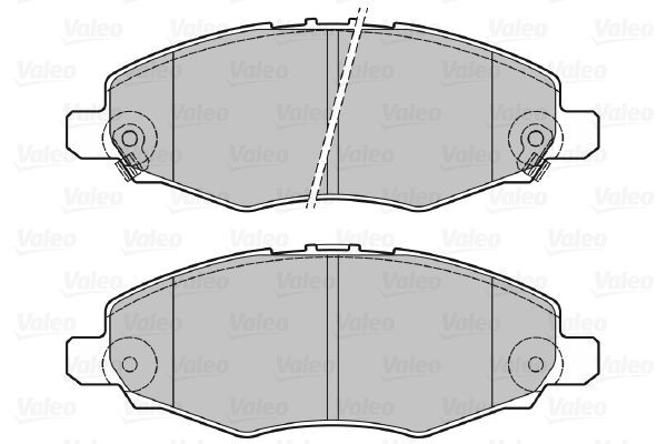 VALEO, Kit de plaquettes de frein, frein à disque