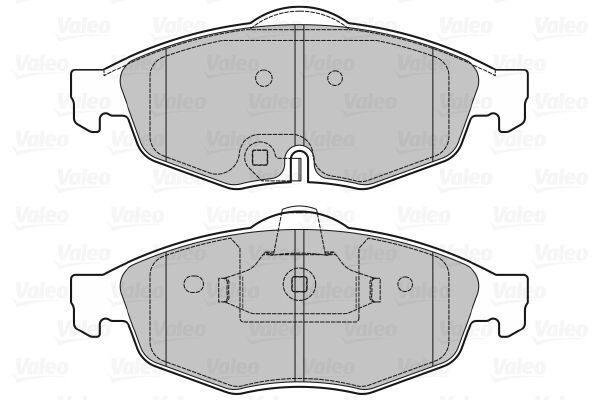 VALEO, Kit de plaquettes de frein, frein à disque