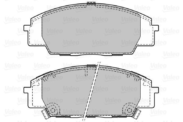 VALEO, Kit de plaquettes de frein, frein à disque