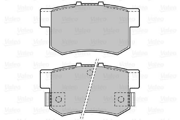 VALEO, Kit de plaquettes de frein, frein à disque