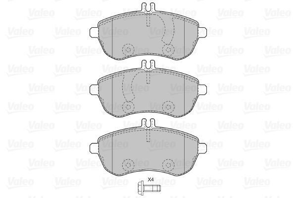VALEO, Kit de plaquettes de frein, frein à disque